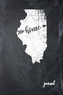 Home Journal: State of Illinois Gypsy Arrow Home Blank Diary 120 Paged College Lined 6x9 RV Travel Journal