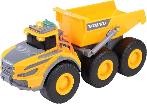 Dickie 203723007S06 Volvo Articulated Dump Truck 23 cm Construction Vehicle Toy for Children from 3 Years