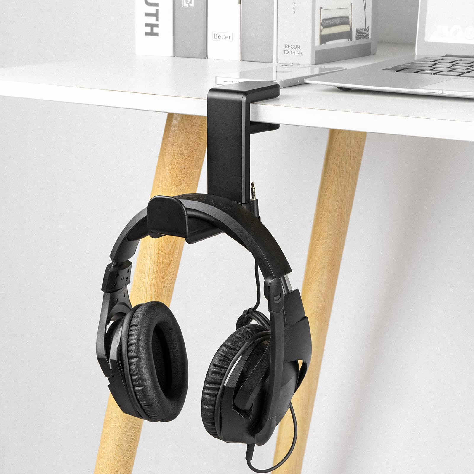 GEEKRIA Supporto per Cuffie con Morsetto per Monitor, Supporto da Schermo per Cuffie Gaming con Gancio, compatibile con Sennheiser, Bose, Beats, Razer, HyperX, Sony (Nero GEEKRIA Supporto per Cuffie con Morsetto per Monitor, Supporto da Schermo per Cuffie Gaming con Gancio, compatibile con Sennheiser, Bose, Beats, Razer, HyperX, Sony (Nero