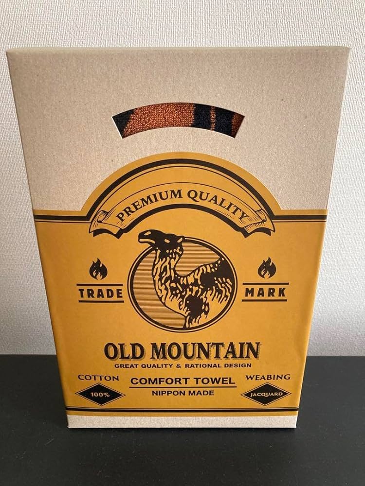 OLD MOUNTAIN コンフォートタオル キャメル comfort towel - OLD MOUNTAIN OFFICIAL