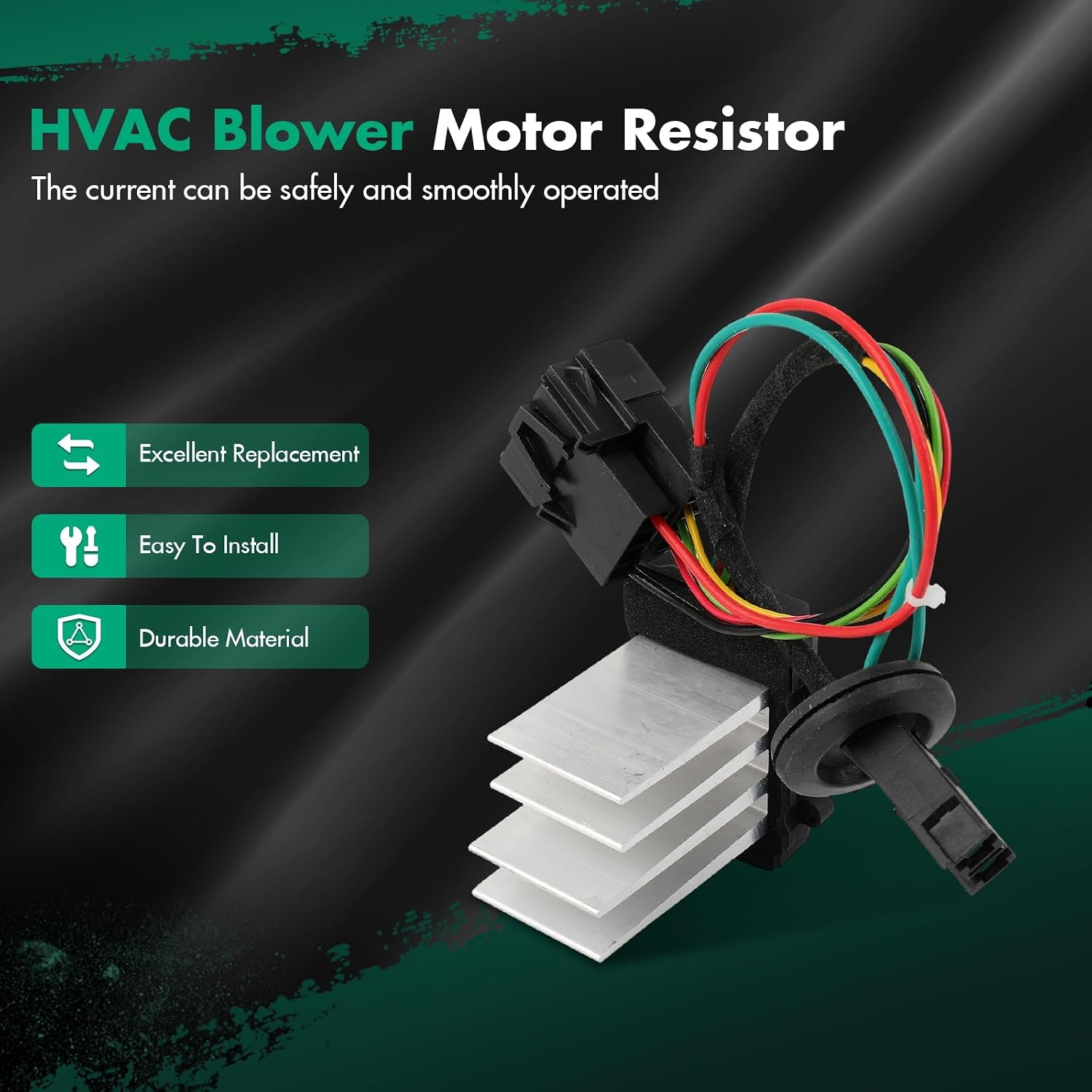 SCITOO RU904,5468152,4P1639 HVAC Blower Motor Resistor Fits For Saab For 9-5 2006-2008 Resistor Module