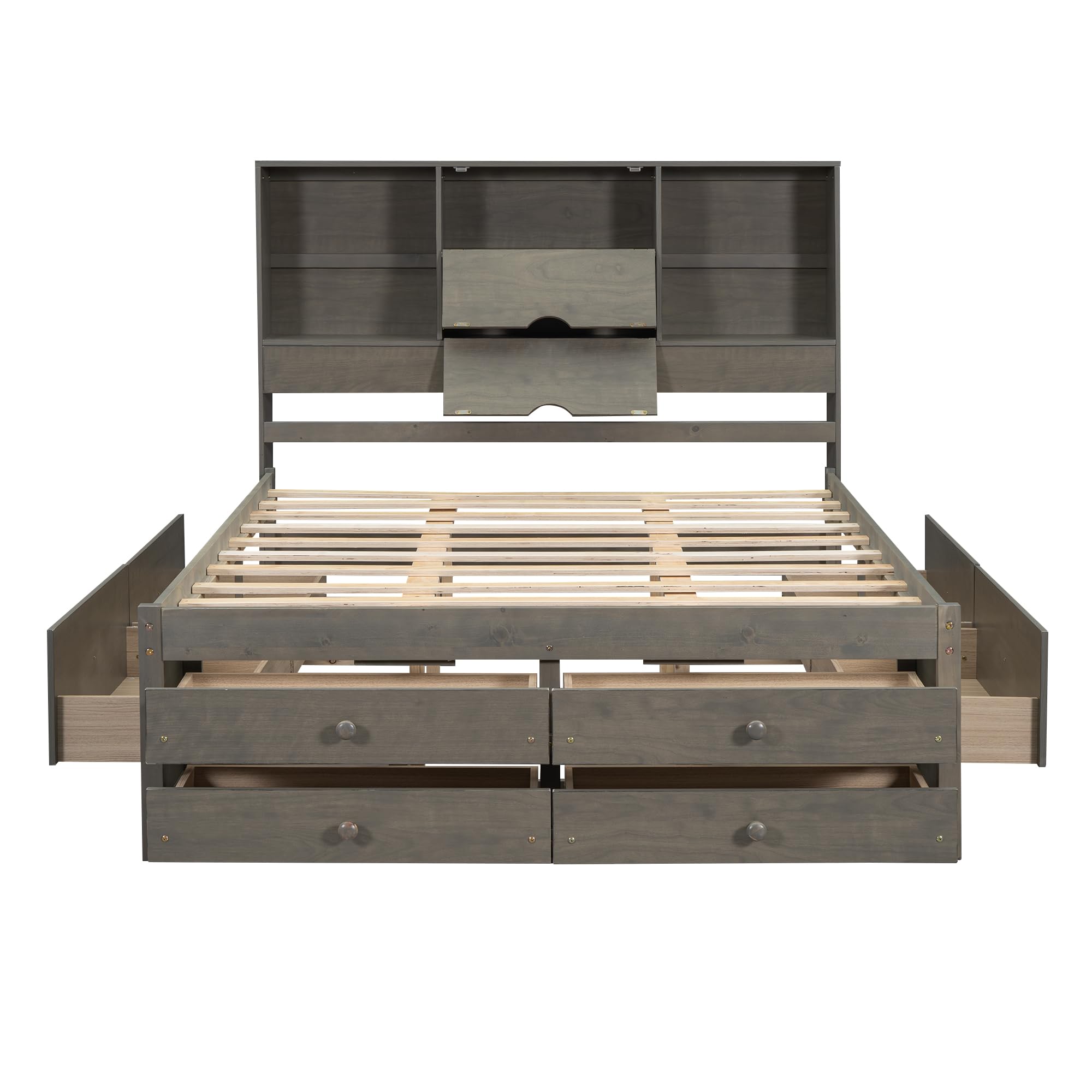 【状態良好】A BOOK OF BEDS Amazon.com: CIKUNASI Upholstered King Size Bed with