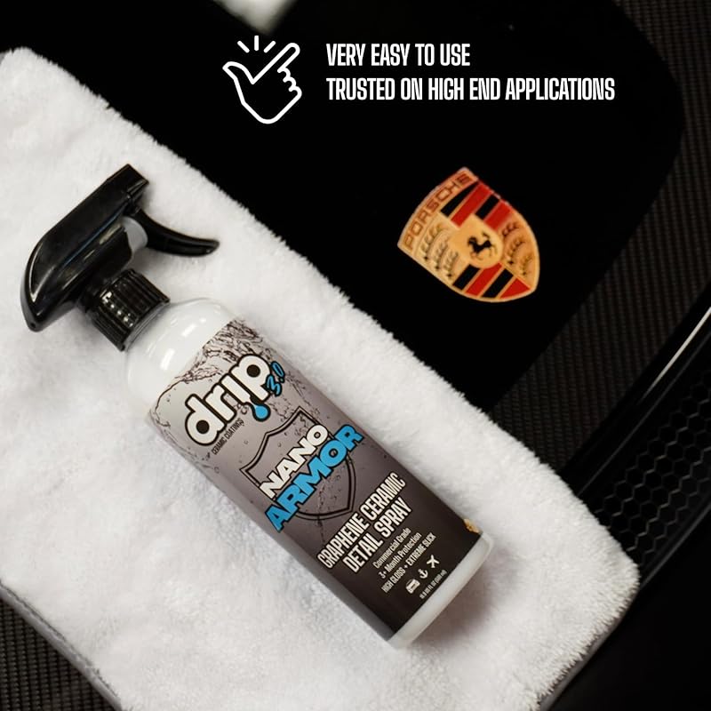 DRIP Graphene Ceramic Detail Spray KIT - Auto, Marine, Aircraft, RV - Protect and Shine