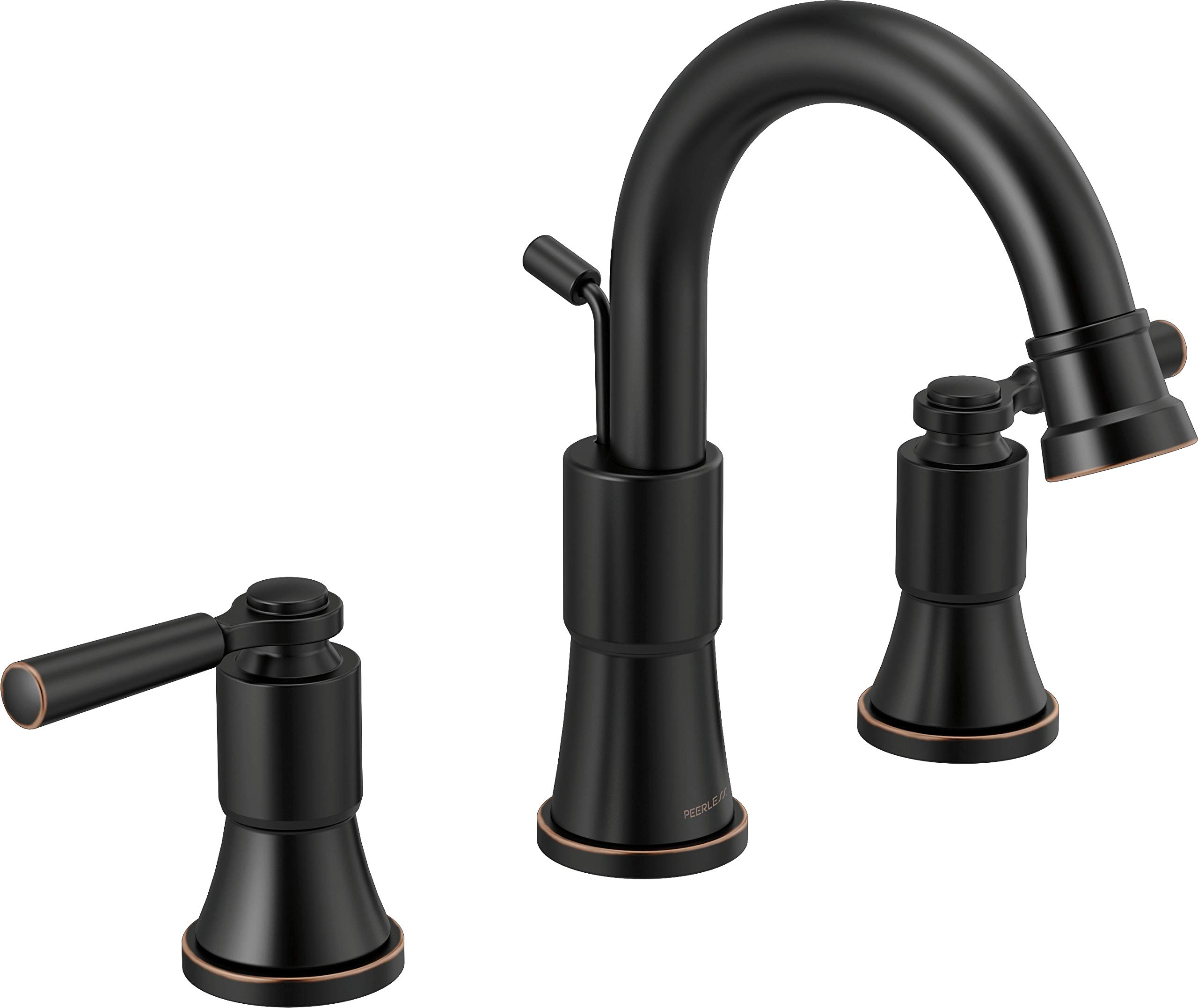 Peerless Westchester Widespread Bathroom Faucet Two Handle, Oil Rubbed Bronze