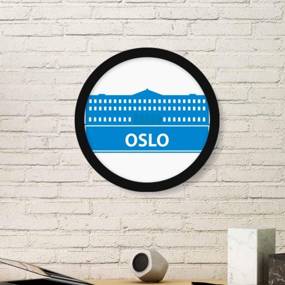 Cadre photo Oslo Norvège pour habiller un mur blanc sans percer