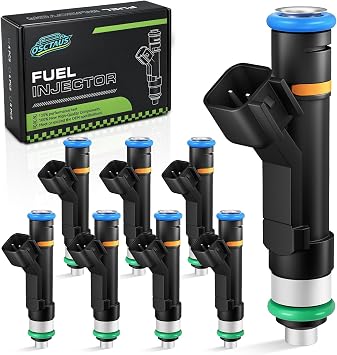 0280158138 UPGRADE Fuel Injectors for Ford F-150 F-250 Super Duty E-250 Expedition 5.4L SOHC Triton V8 OE# 62402 7C3Z9F593A