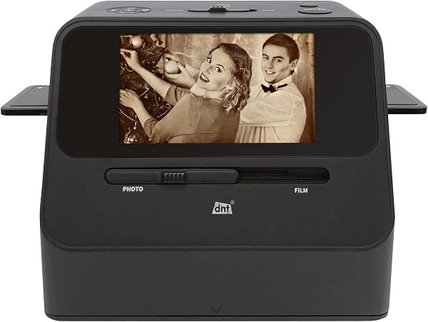 DNT 4-in-1 Kombi-Scanner SlideCopy PRO, 14 MP, Bildscanner, Fotos, Dias, Negative, Akkubetrieb, speichert auf SD-Karte, DNT000015 - 1