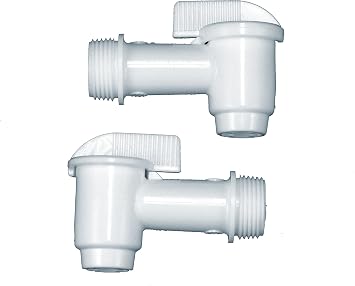 2 Pack of 1/2-turn 3/4 in. NPT Plastic Spigots