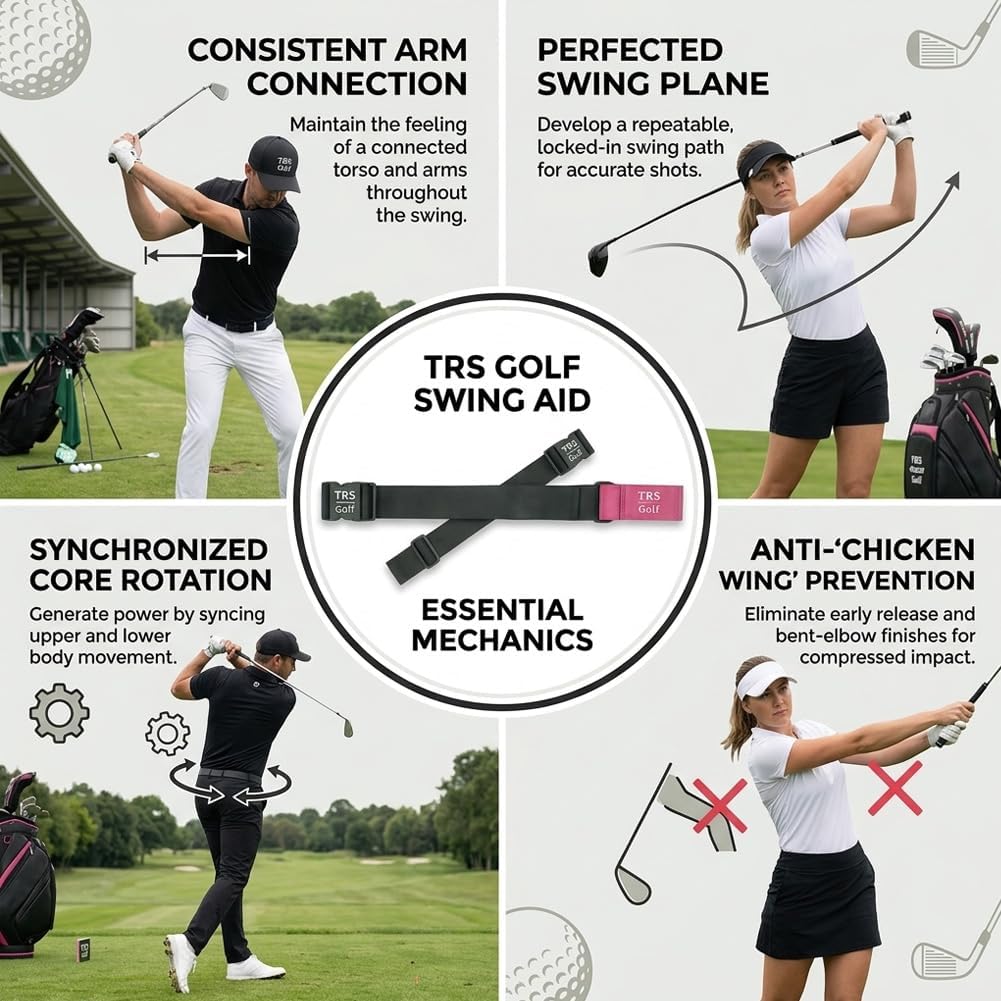 Training Aid, Swing Correcting Arm Band, for Swing Correcting Improve Swing Stability, Unisex