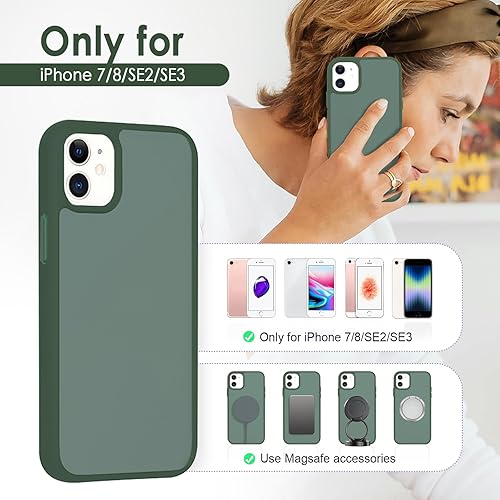 Vista 301 de TENOC Funda para teléfono compatible con iPhone 13 Pro Max, funda transparente a prueba de golpes protectora delgada para 6.7 pulgadas