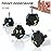 Fidget Dodecagon -12-Side Fidget Toys Cube Relieves Stress and Anxiety Anti Depression Travel Toy Christmas Stocking Stuffers Gifts for Children and AdultsA5 Black