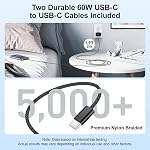 Dual USB C Charger Block,2Pack 20W Type C Charger with 6FT USB C to C Cable | Fast USB C Charging Block and Cord,USB C Wall Charger for iPhone 17/16/15 Pro Max/15/16 Pro/15/16 Plus/Pad Pro 12.9/11/Air