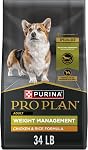 Pro Plan nourriture sèche pour chiens, gestion du poids, poulet et riz 15,4 kg