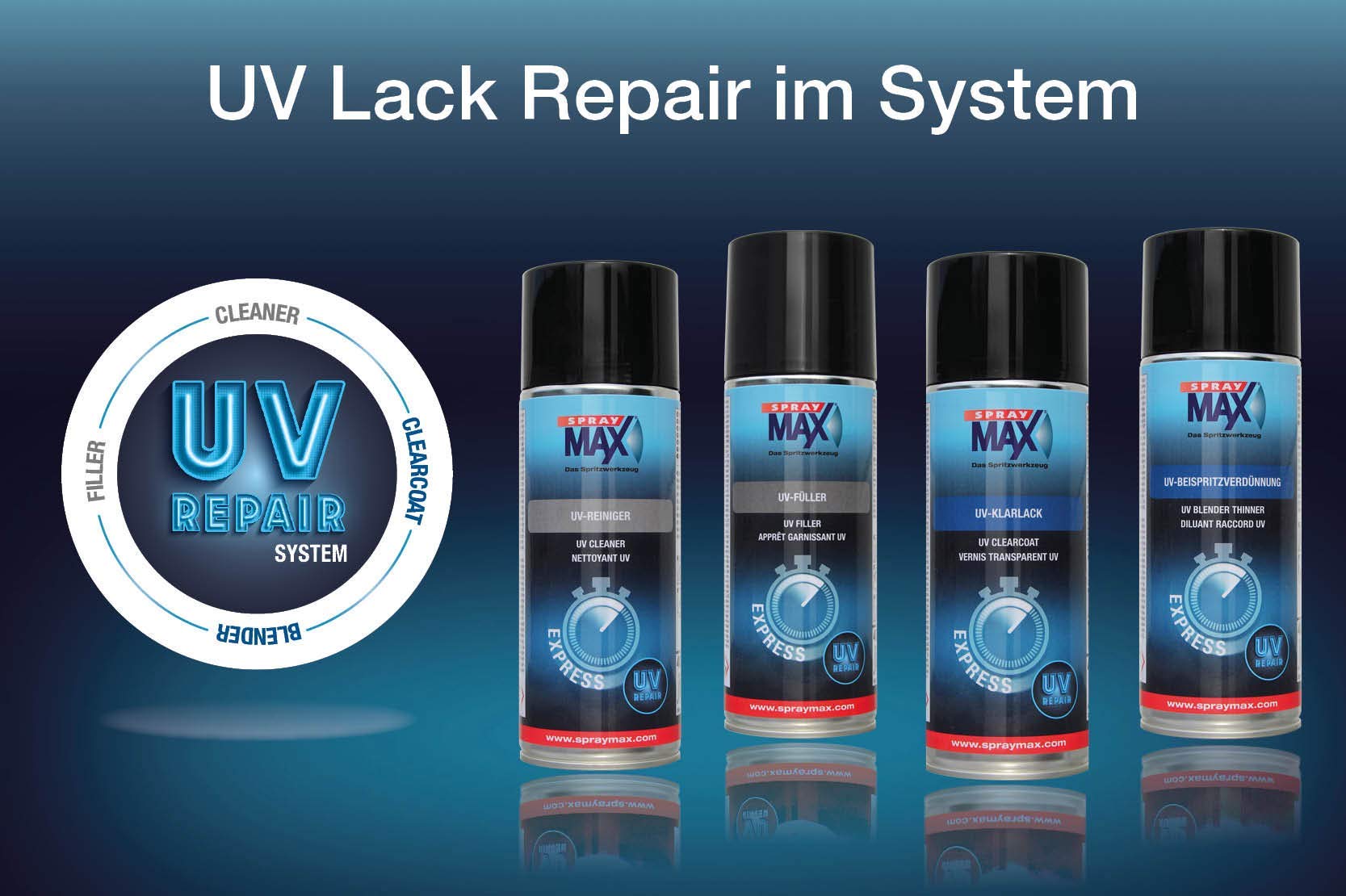 SprayMax Vernice trasparente UV lucida, 400 ml | 680 059