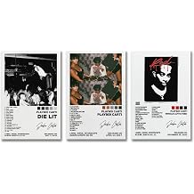 Playboi Carti Album Cover Art - 3pcs Canvas Wall Art, 20x30inch 50x75cm - Modern Family Decor