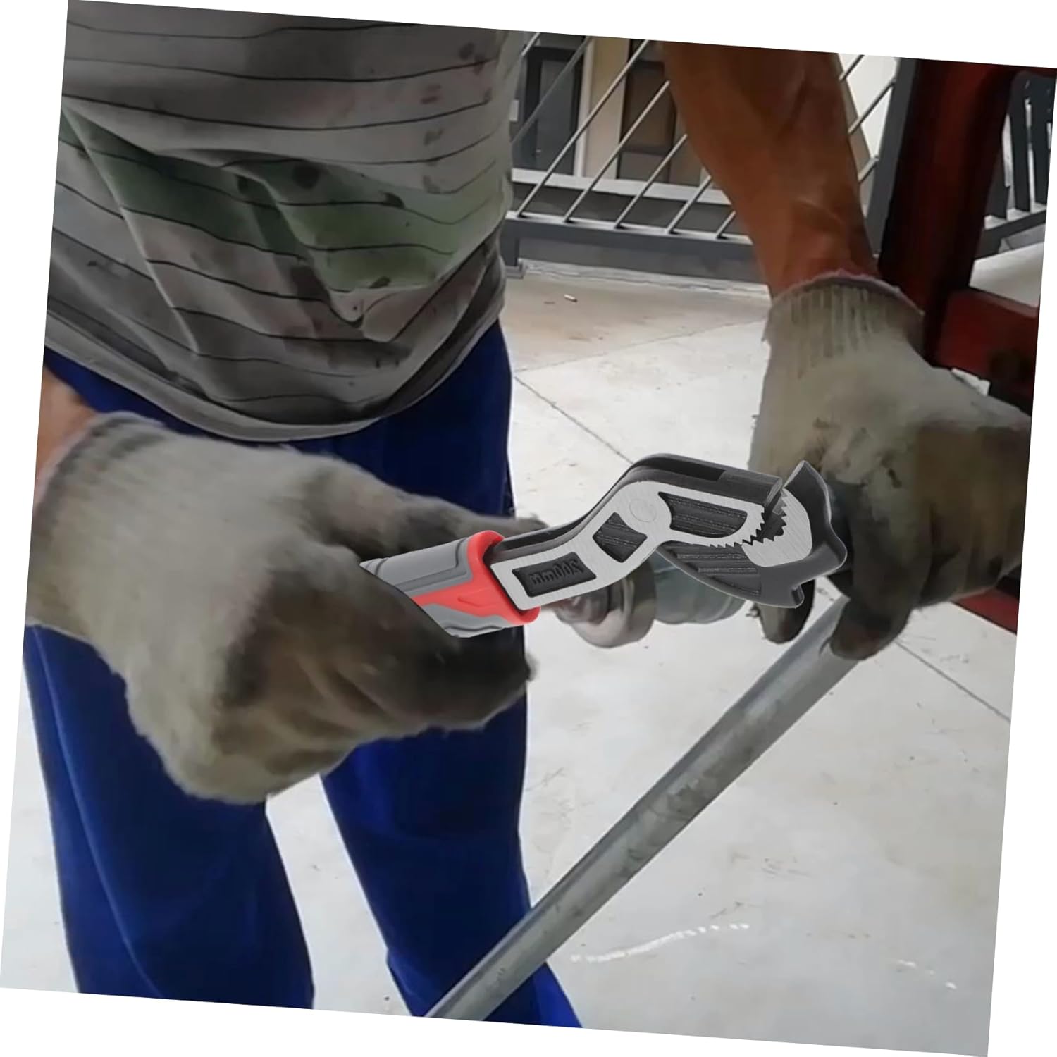 2pcs Automatic Maintenance Wrench Multifunctional Self with Wide Jaw Opening for Pipeline Adjustment and Repair for Tasks