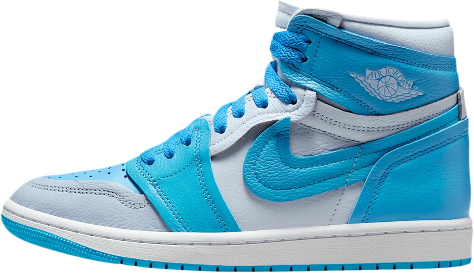 Amazon.com | Jordan Women's 1 MM High Blue Tint/DK Powder Blue