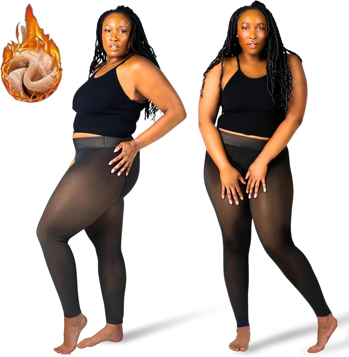 Fleece Lined Tights for BLACK WOMEN