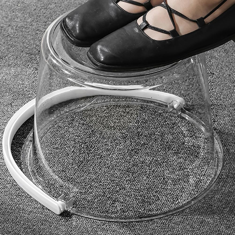 1 Zestaw przezroczystych wiader na wodę do kąpieli: Zestaw plastikowych wiader o dużej pojemności do łazienki z umywalką i szufelką do mycia i sprzątania domu