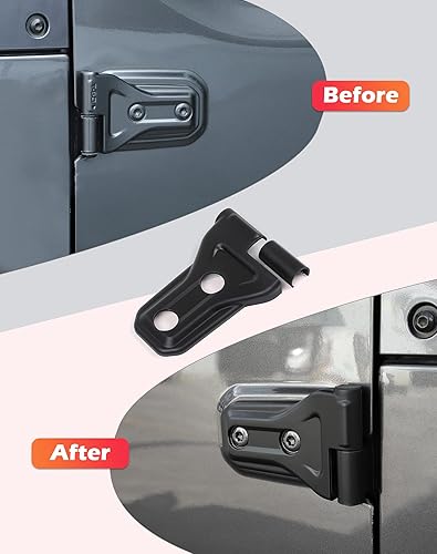 Vista 25 de JeCar - Bisagra para puerta, accesorios exteriores para Jeep Wrangler