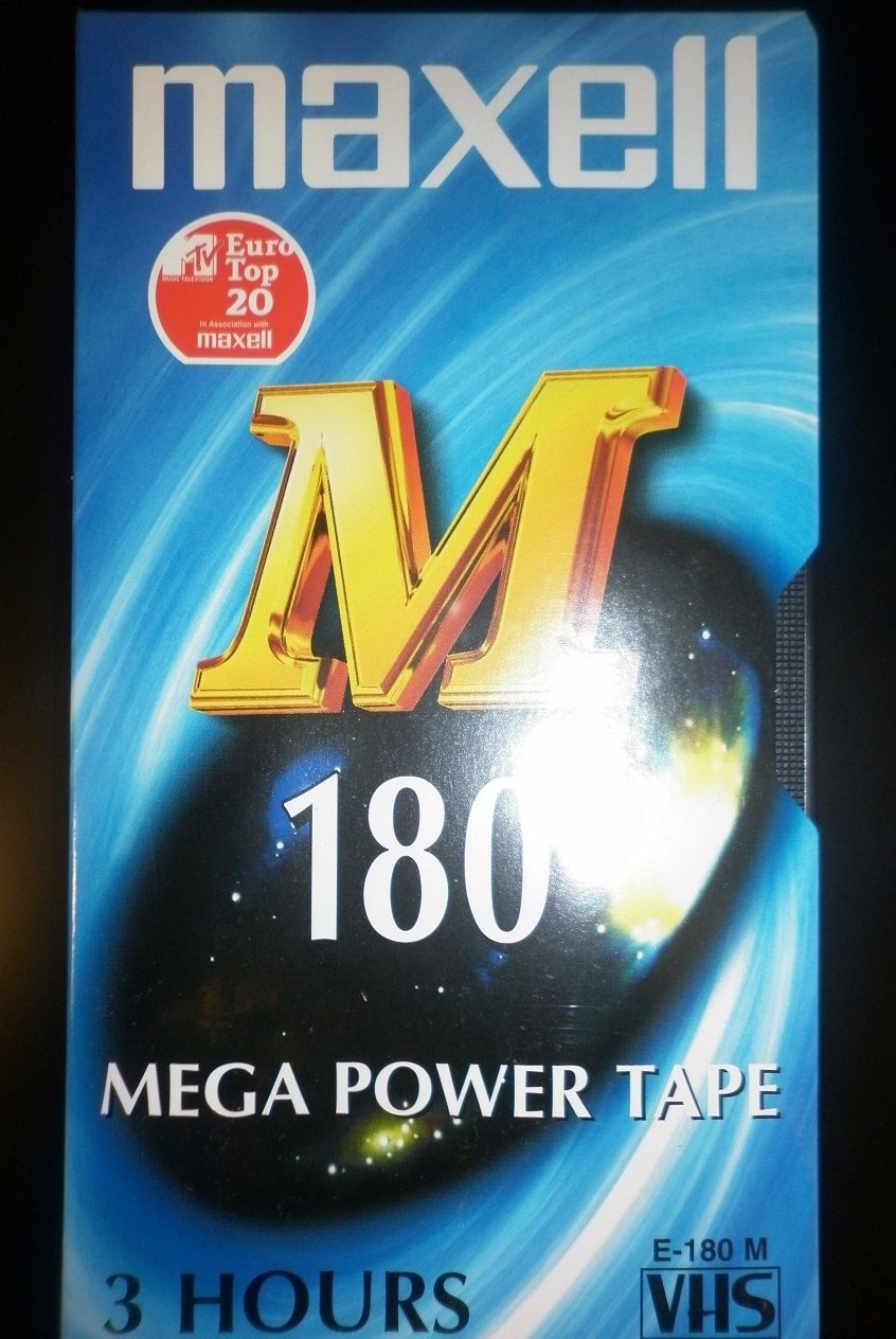 Cassette vidéo VHS Maxell M180