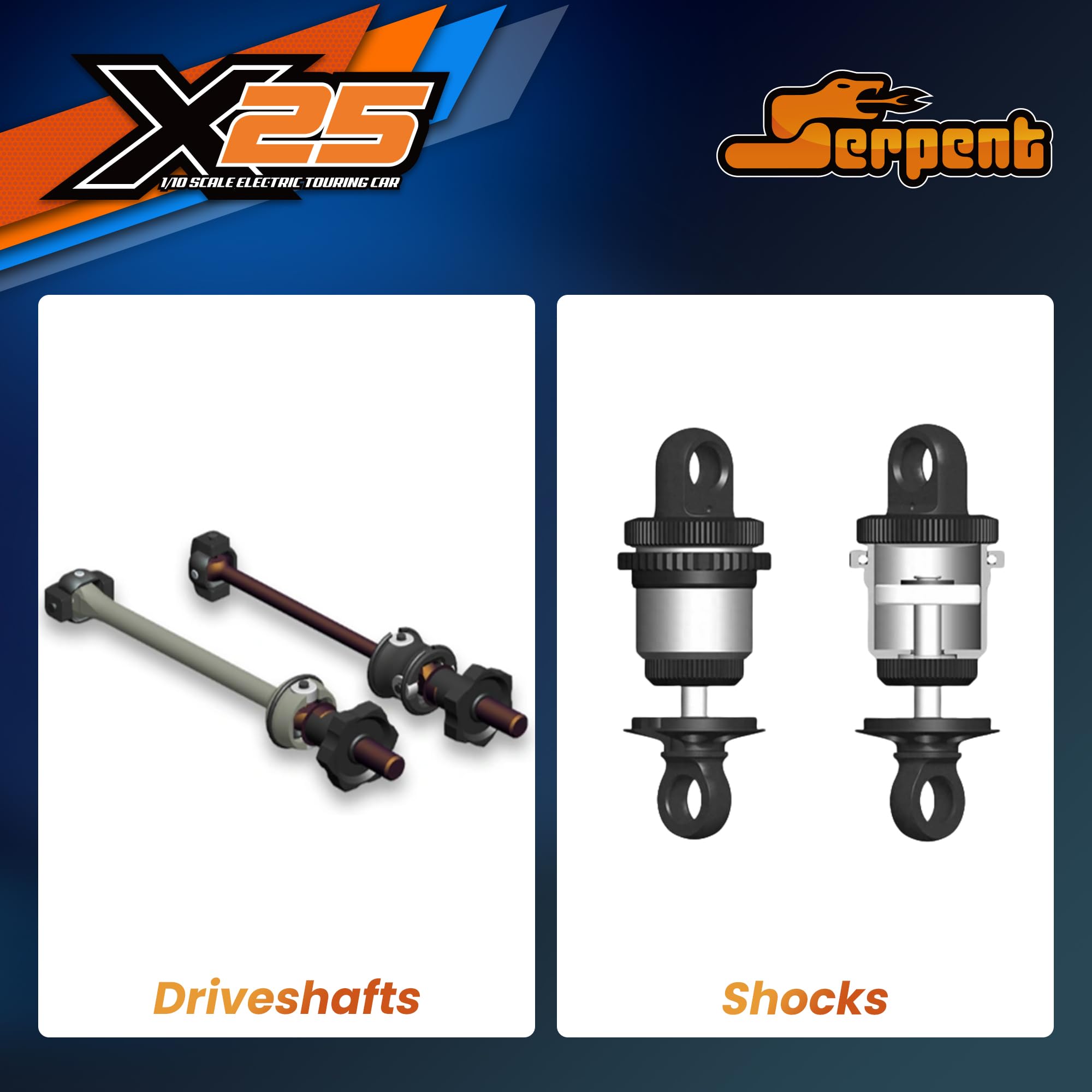 Amazon.co.jp: Serpent Medius X25 1/10 4WD 電動ツーリングカー
