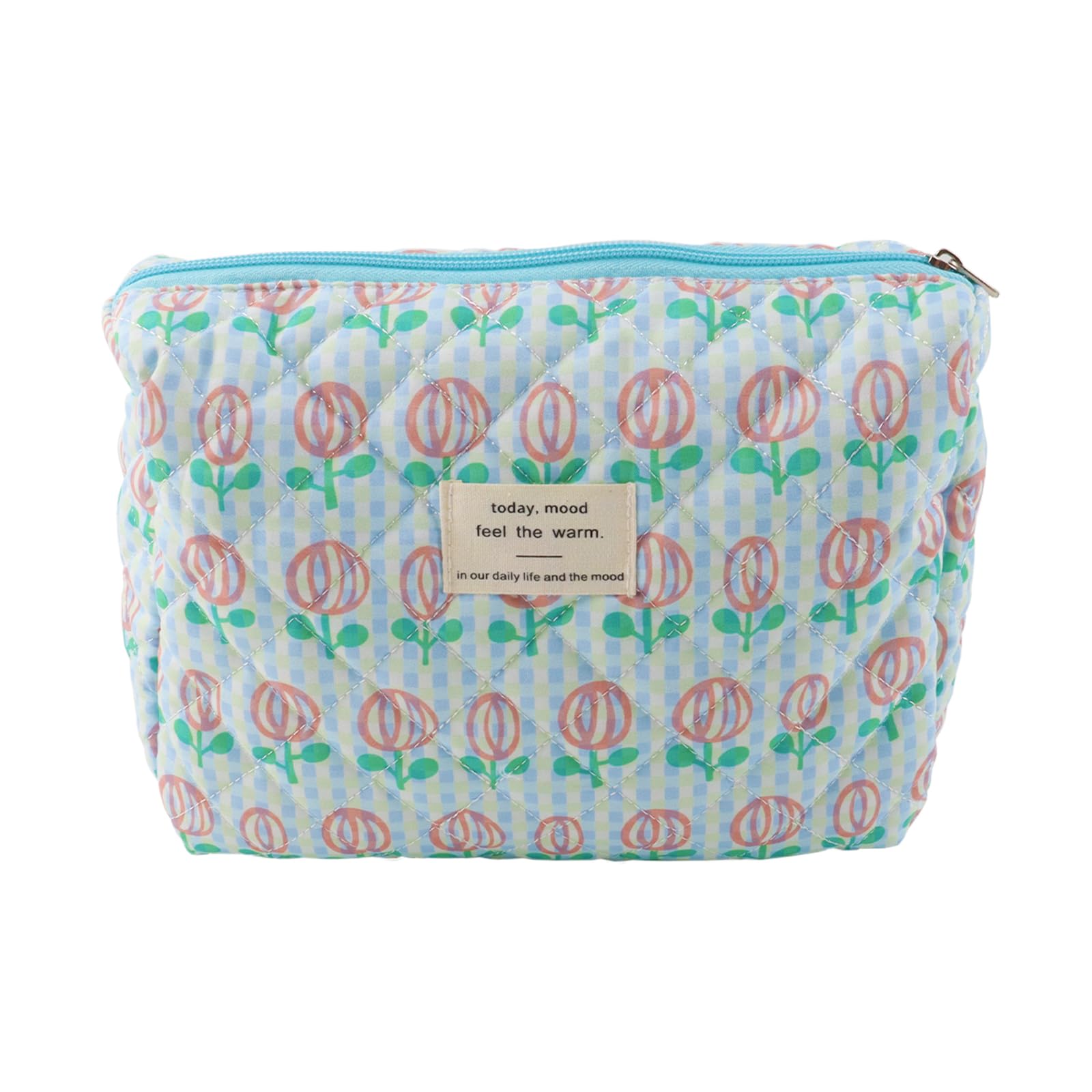 MisFun Bolsa de Maquillaje de Viaje Neceser Organizador Hombre Mujer Impermeable Neceser Viajes Accesorios de Primera Calidad Acolchado Bolsa de Aseo de Gran Capacidad Hombres y Mujeres Blanco (B)