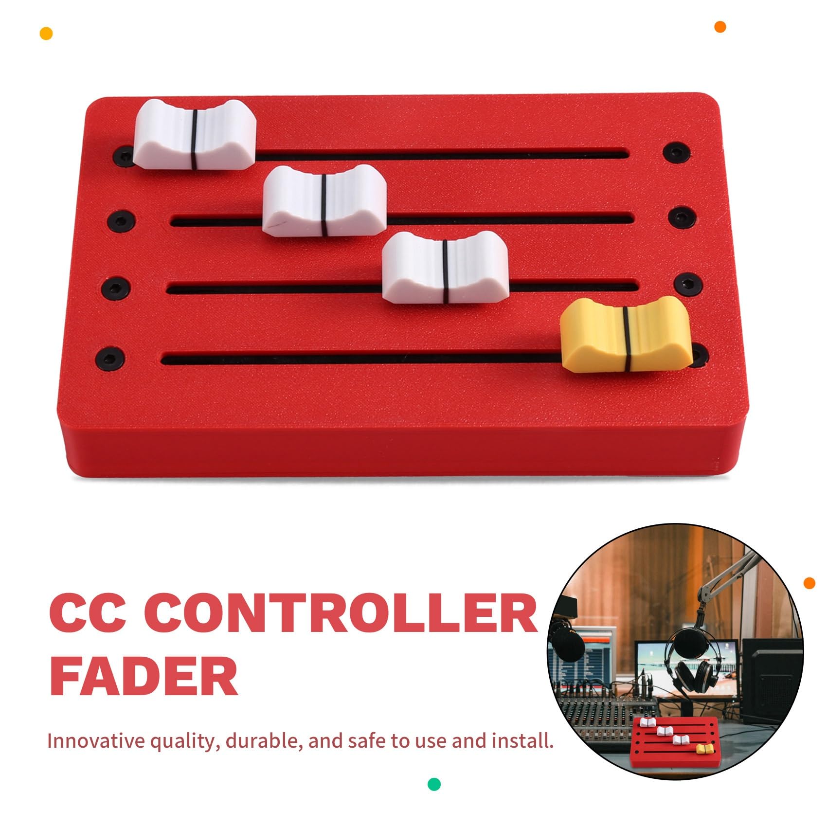 4-Kanal-MIDI-Controller CC-Controller Fader