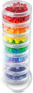 GMS Group Medical Supply, LLC 7 Day Medicine Pill Organizer - Stackable Pill Box - Fits Small Tablets & Vitamin Supplements - Keep Your Daily & Weekly Medicine Organized in One Place - Large - Clear