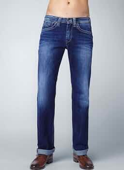 Pepe Jeans London A221 Men's Slim Fit Tapered Denim Jeans – Blue, 98% Cotton (New W/ Tags) - View #2