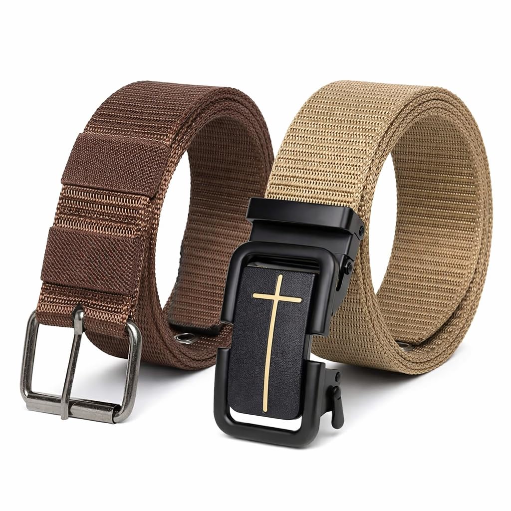 TPM Men’s Nylon Belt Combo (Pack of 2) | Automatic Ratchet Buckle & Classic Buckle | Durable Tactical Casual Belts for Men - Review, Price and Buying Guide