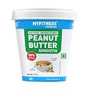 MYFITNESS All Natural Peanut Butter Crunchy 510g | 100% Roasted Peanuts | 31g High Protein | Nut Butter Spread | No Added Sugar & Salt | No Palm Oil | Zero Cholesterol | Unsweetened Peanut Butter gallery image