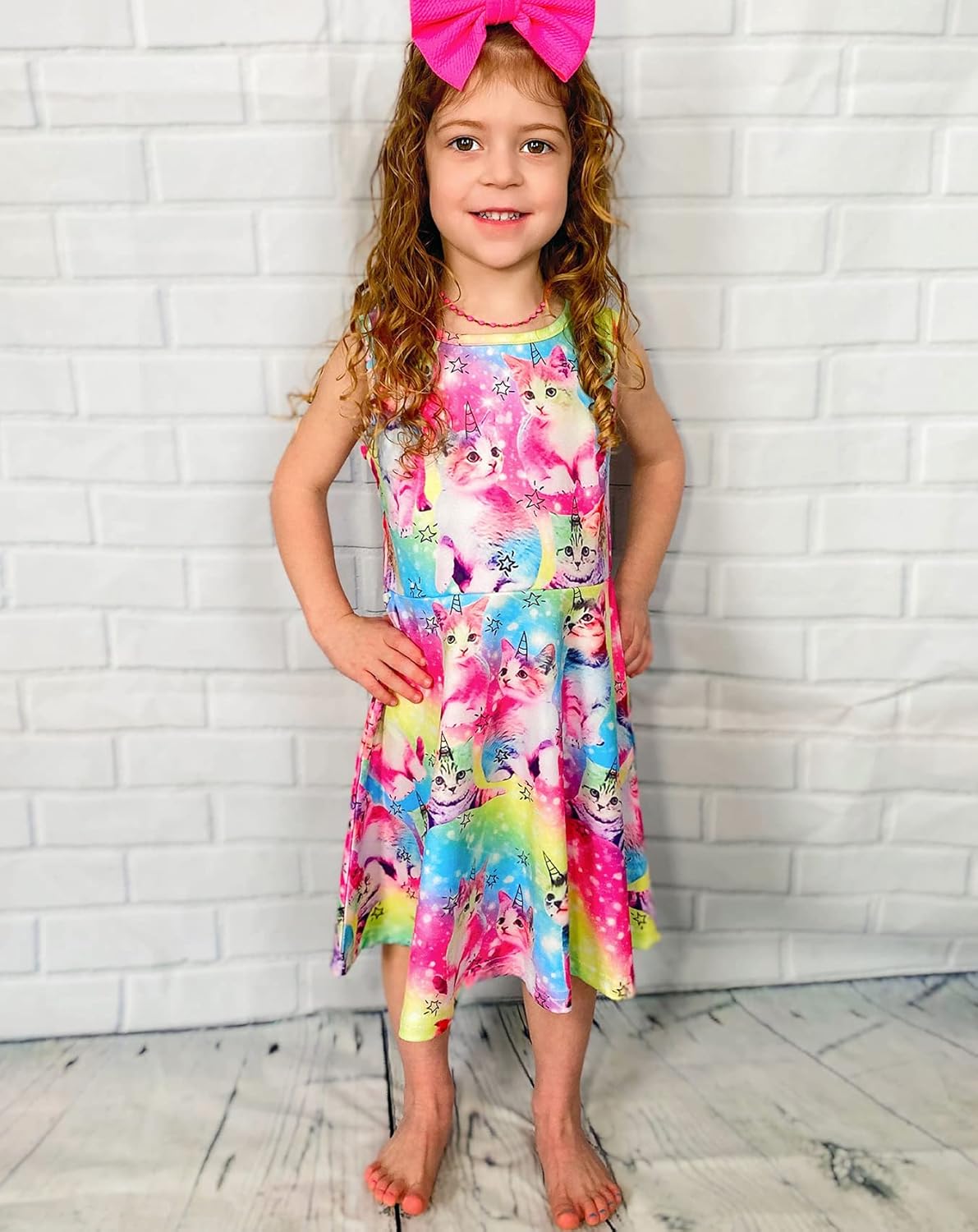 BFUSTYLE Girls Dress Sleeveless Casual Floral Sundress for Girl 4-15 Years - Image 9