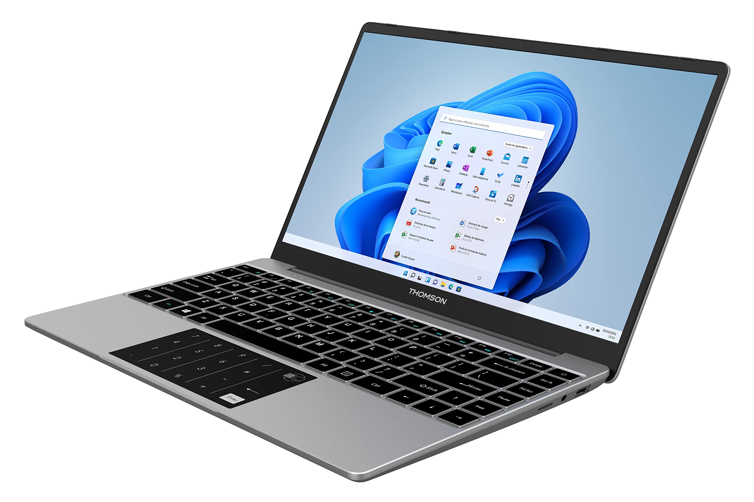 PC Portable Thomson Spn14c4wh64 - Celeron N4020, 4 Go RAM, 64 Go EMMC, Windows 10 - Blanc