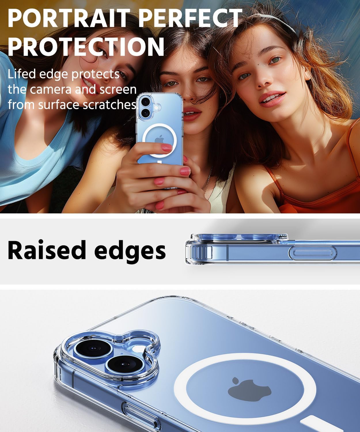 Compatible with iPhone 17 Case, Hybrid Scratch Resistant Clear TPU Shock Absorption Slim Thin Flexible Gel Skin Silicone Protective Magnetic Phone Case Cover for iPhone 17 (Clear) - Image 6