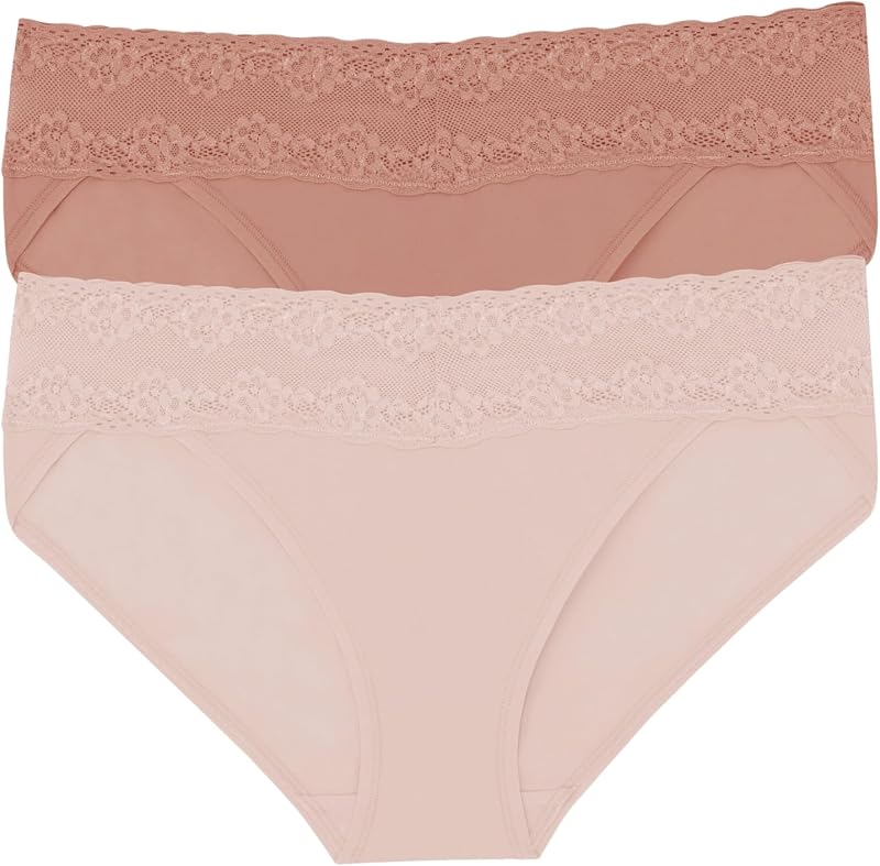 Bliss Perfection Braguita de bikini de encaje talla única para mujer, paquete de 2 756092P2