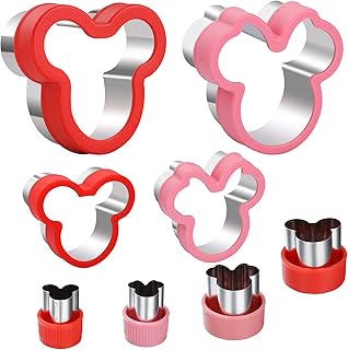 Cookie Mold for Homemade Treats - Stainless Steel Cookie Cutter molds for Kids Suitable for Cakes Sandwiches Vegetables Fr...