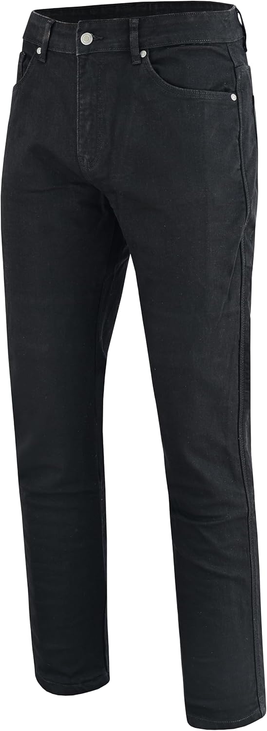 Rider Protec® Men's Motorcycle Riding Jeans with Removable Armors Motorbike Pants Aramid Protective Lining Biker Trouser