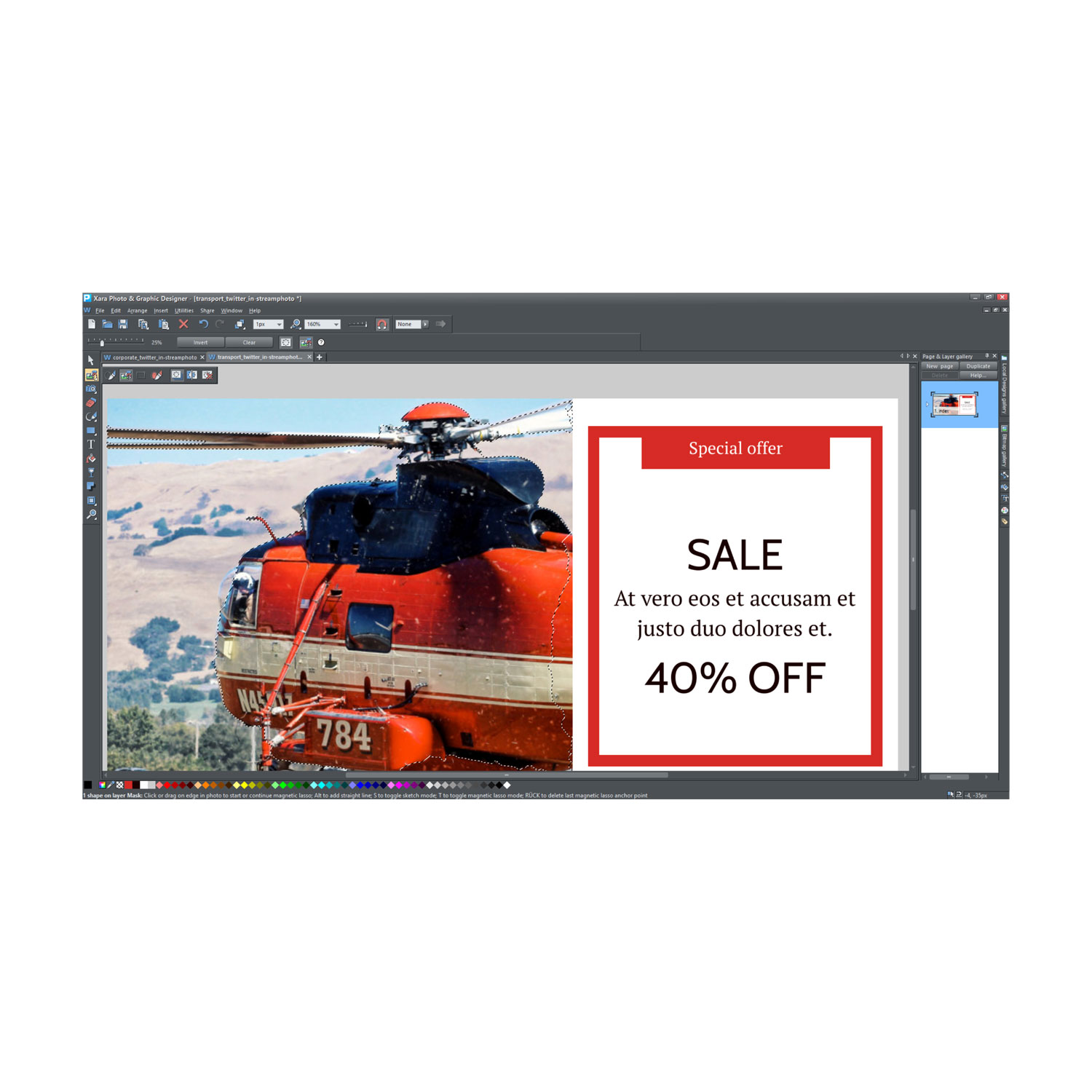 MAGIX Photo & Graphic Designer 15 Grafikdesign Bildbearbeitung Illustrationen Software Download