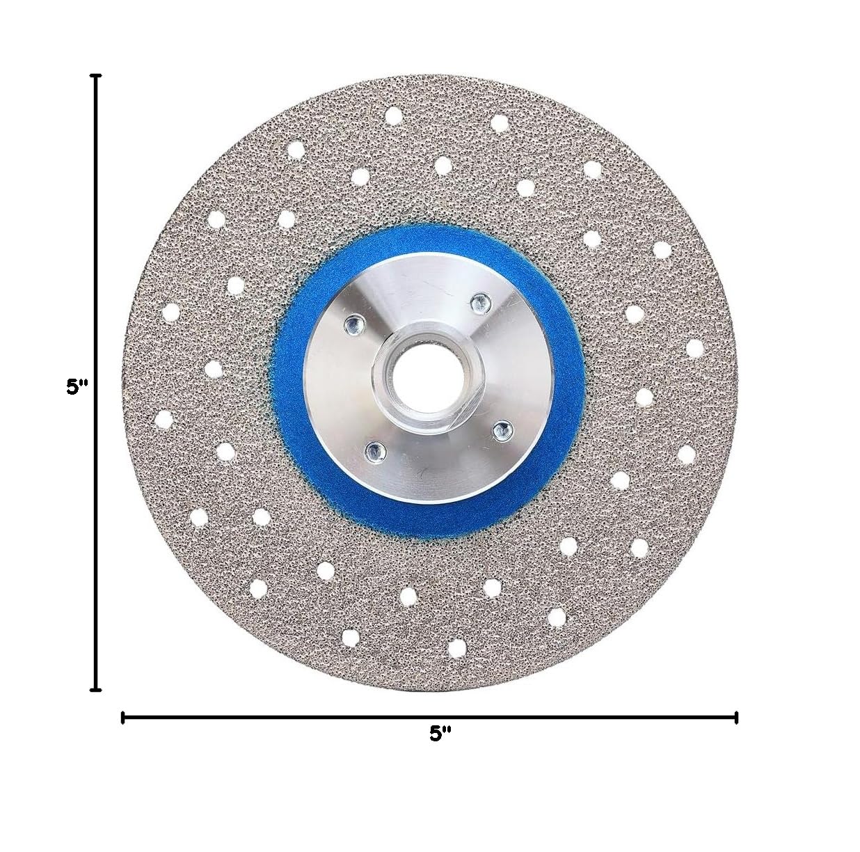 5" Diamond Blade Porcelain Tile Grinding Blade with 5/8-11 Arbor Cutting and Grinding for Granite Marble Pocelain Tiles
