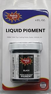 Black Pigment for Epoxy Resin, Gelcoat, Paint - 4 oz