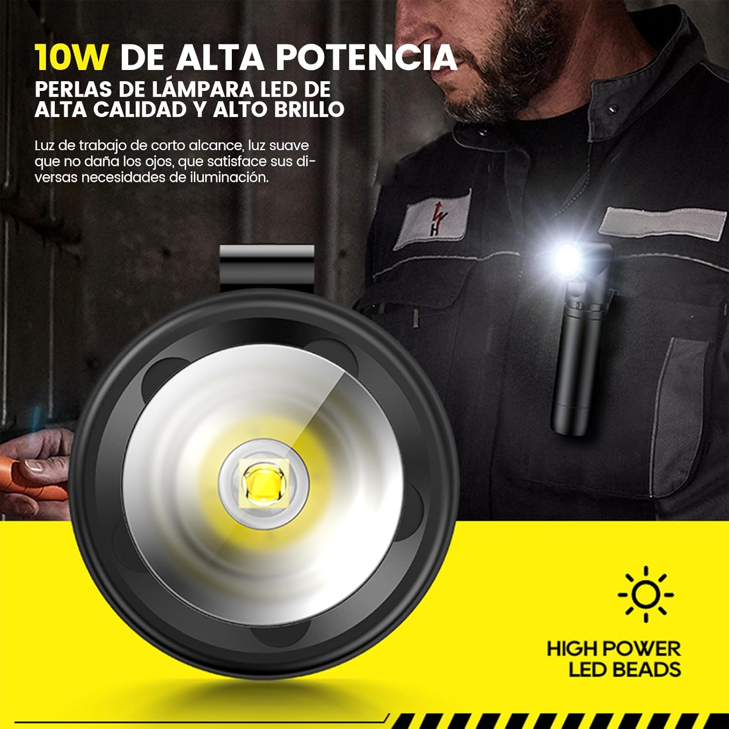 Philips SFL2201 LED Flashlight showing its durable aluminum alloy body.