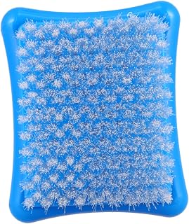 Healeved 1pieza Cepillo De Limpieza Multifuncional De Base De Fieltro De Lana Cepillo para Zapatos y Ropa Mango De Ergonómico Color Azul Portátil y Ligero para Uso Doméstico
