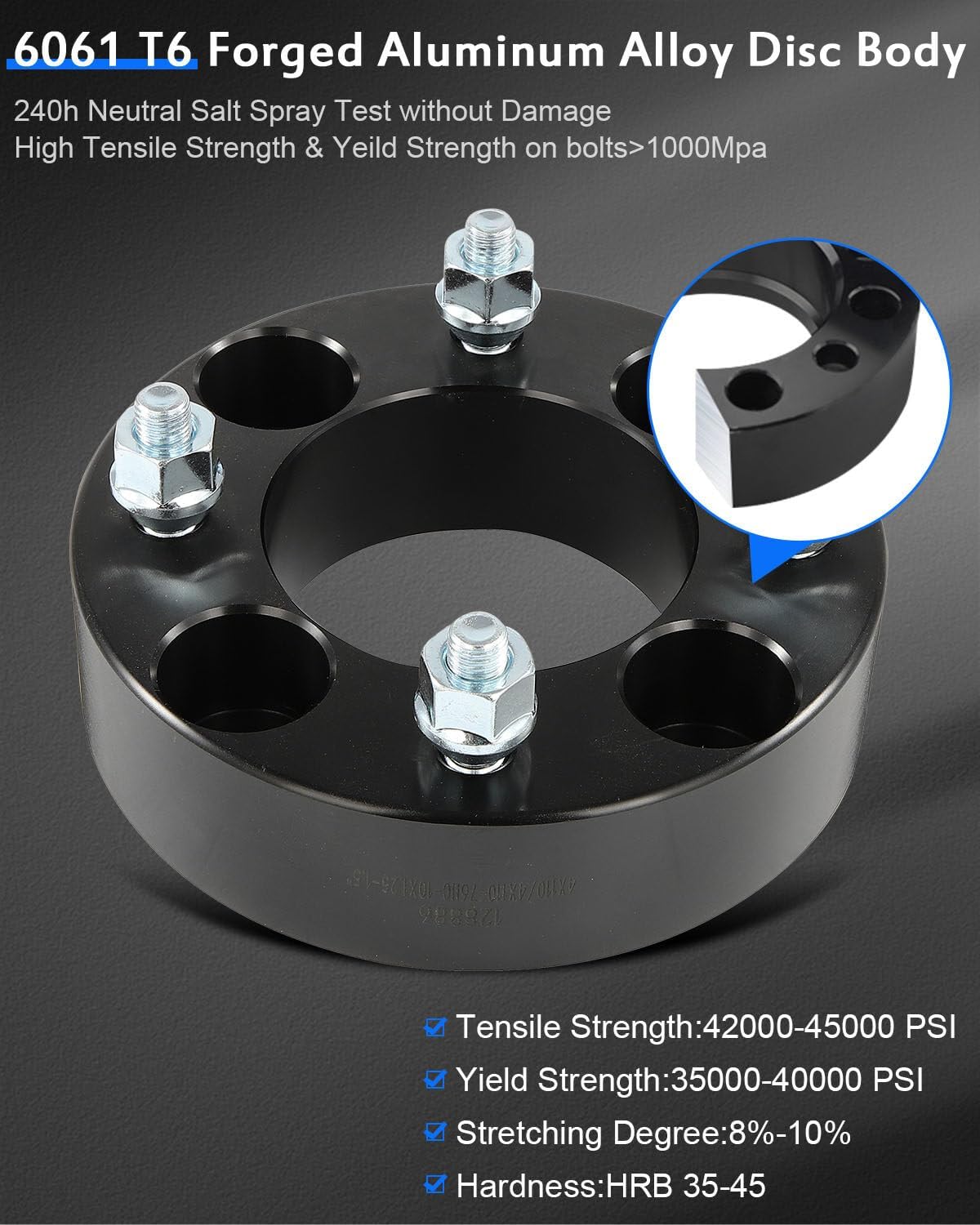 ECCPP 4PCS 4x110 to 4x110 Wheel Spacer 1.5" Wheel Adapter 99-05 for Bombardier 83-09 for Honda 87-88 07-09 for Kawasaki 02-09 for Suzuki 89-91 93-09 for Yamaha