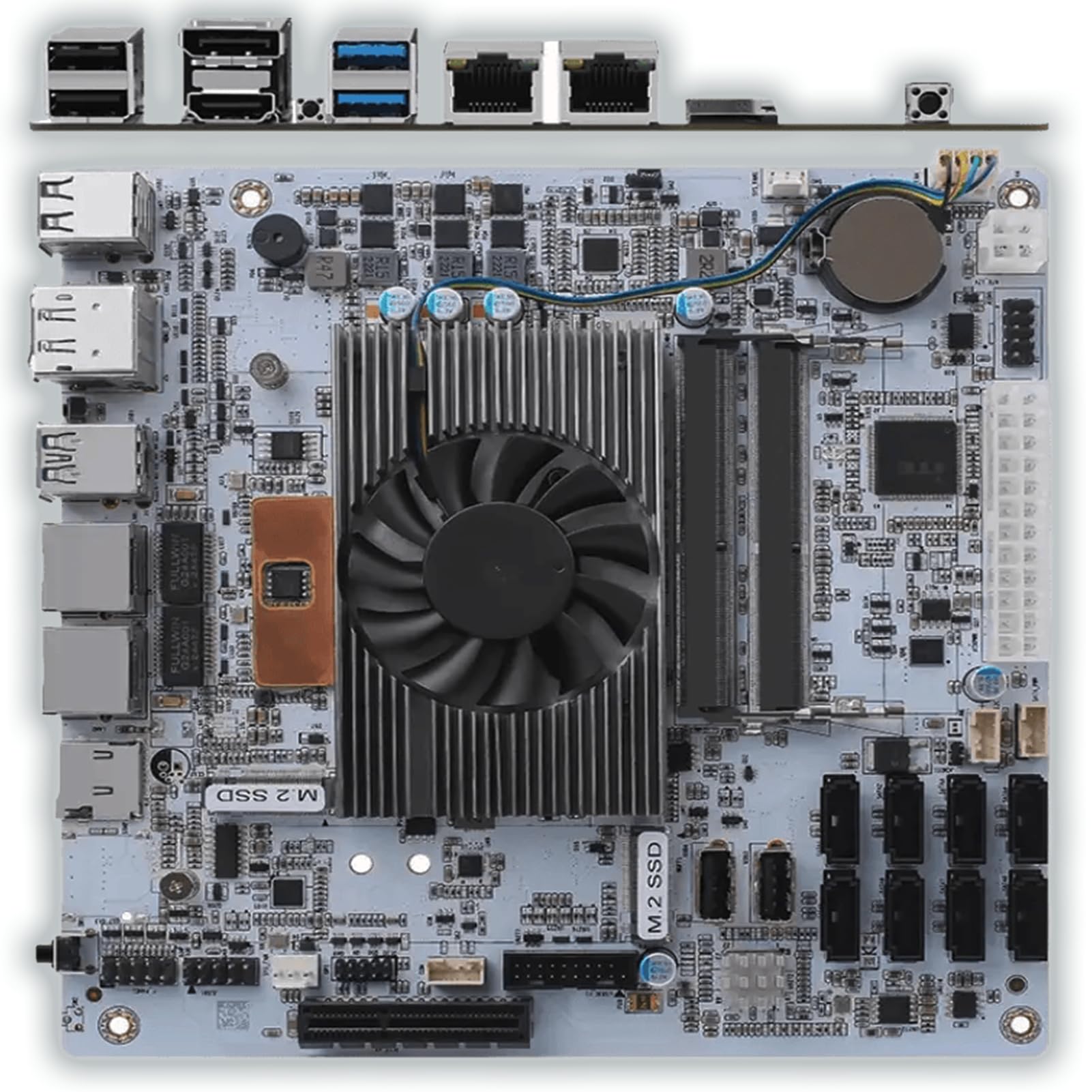 Amazon | Mini-ITX マザーボード、クアッドコア8スレッド低電力CPU