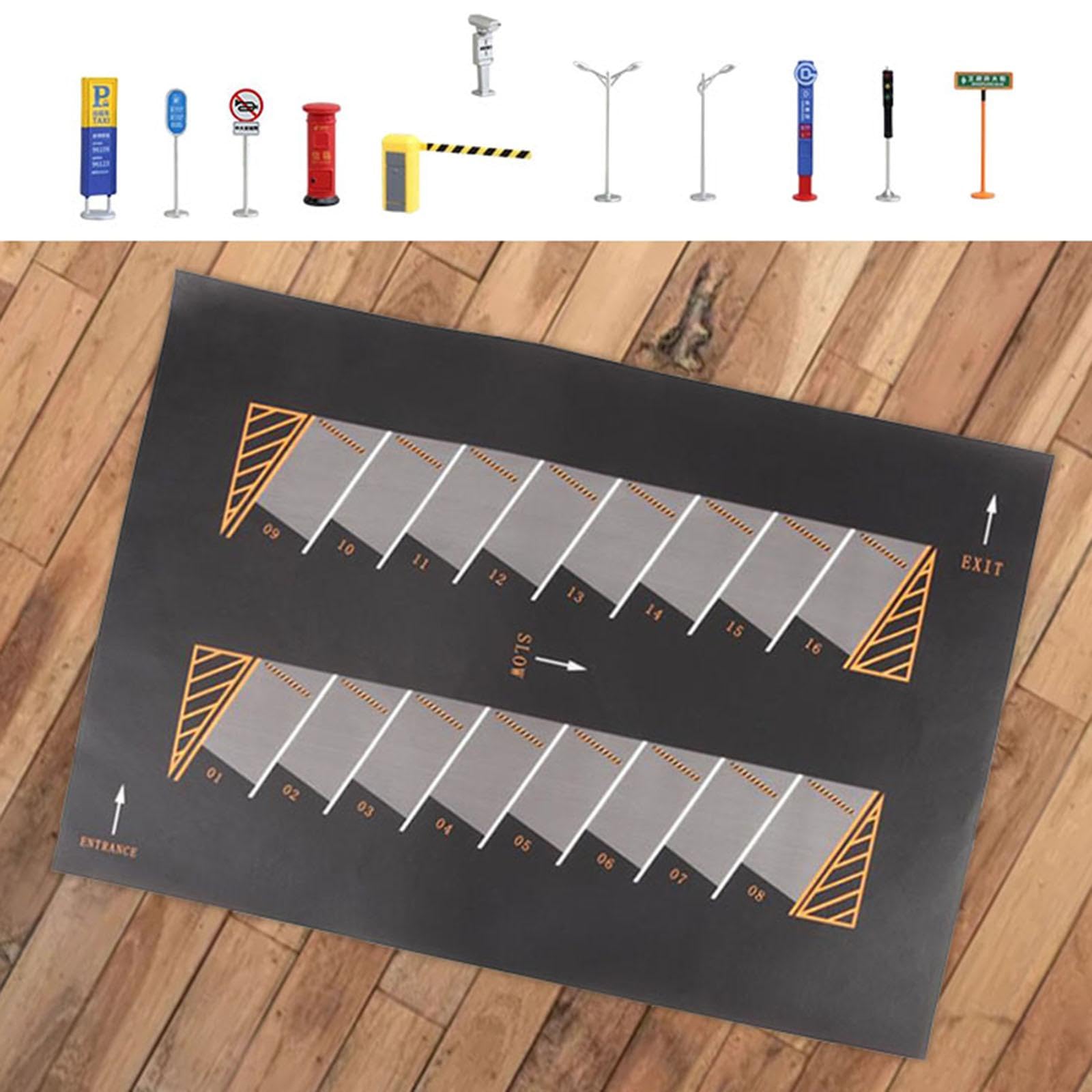 Sharplace Tapis De Stationnement Moulé Sous Pression 1/64, Tapis De Sol