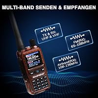 Stație radio portabilă BAOFENG GT-5R Mini 5W VHF UHF chihlimbar, 999 canale, programare wireless prin aplicație, încărcare USB-C, Airband FM, 2 bucăți 4