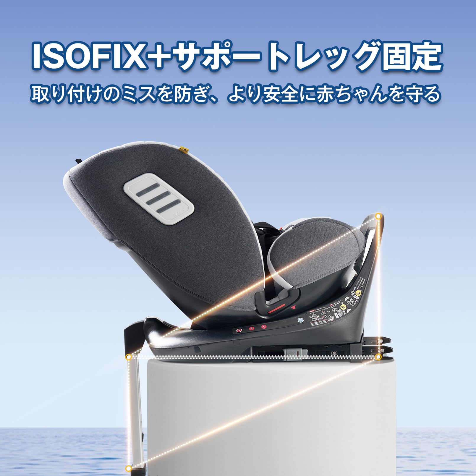 Amazon | PFEBRO チャイルドシート ISOFIX固定 R129適合 i-Size