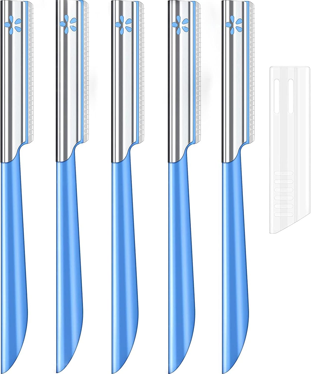 Women Facial Razor for Hair Removal - Dermaplaning Tool Peach Fuzz Trimmer, Fine Hair Remover Eyebrow Razors and Dermaplane Face Shavers Women's Exfoliating for Sensitive Skin Essential Travel