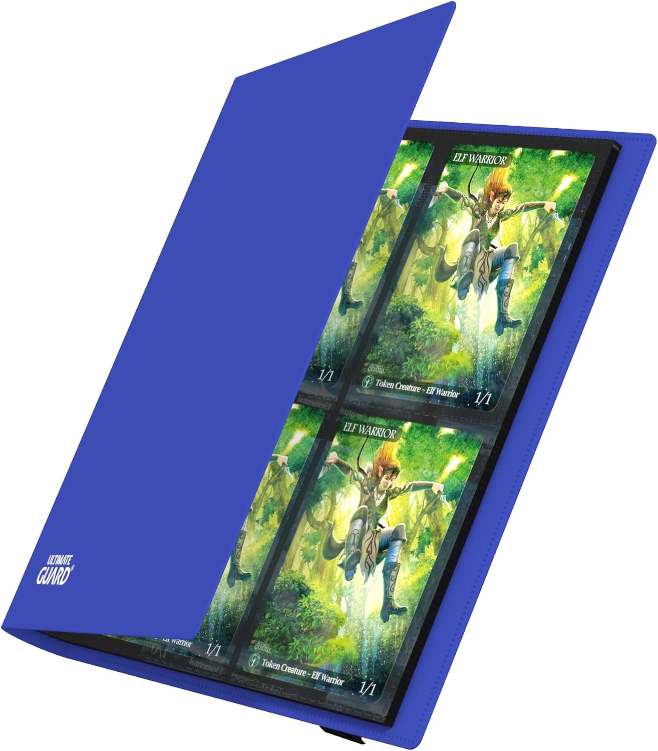 Ultimate Guard Flexxfolio | Trading Card Binder with 4 Side-Loading Pockets per Page | Up to 160 Cards | Blue, Sturdy Card Collection Album designed for Double-Sleeved TCG Cards